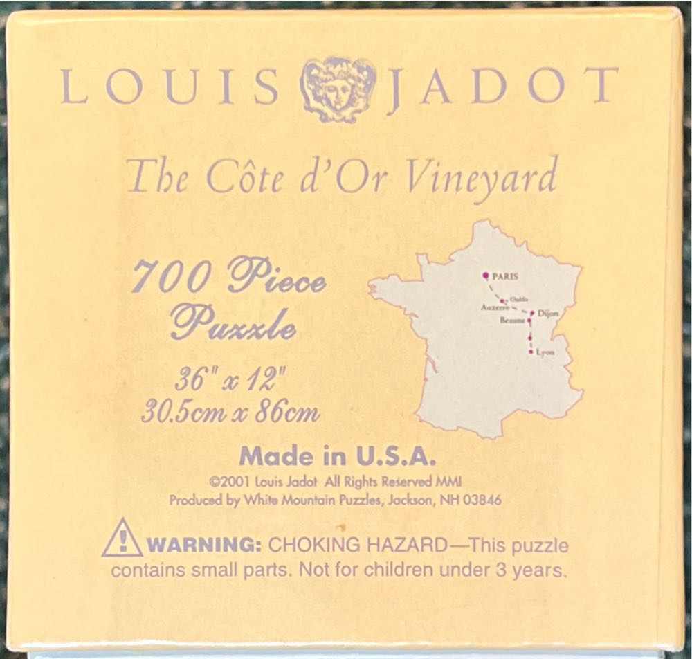 The Cote d’ Or Vinyard - White Mountain puzzle collectible - Main Image 2