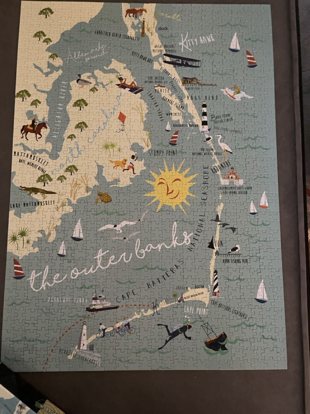 Destination USA: Outer Banks - Galleyware Company puzzle collectible [Barcode 630606842027] - Main Image 2