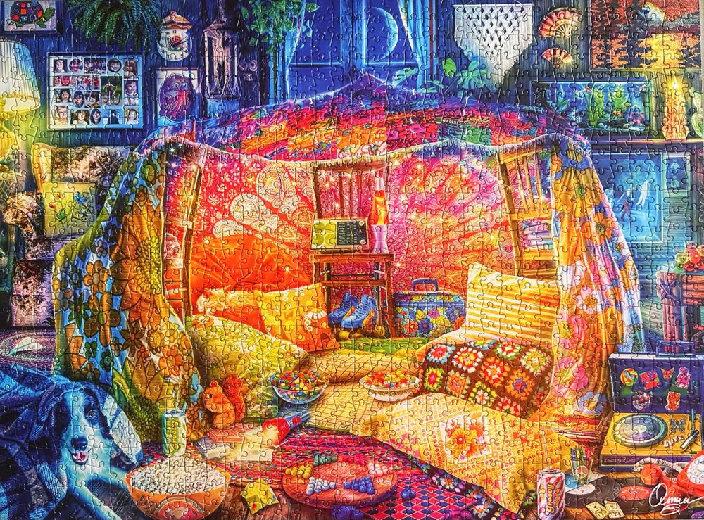 Blanket Fort 1979-SOLD - Buffalo Games puzzle collectible [Barcode 079346127313] - Main Image 3