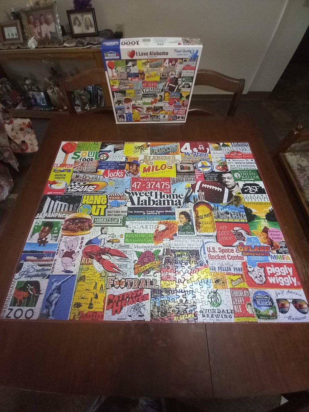 I Love Alabama - White Mountain puzzle collectible - Main Image 2