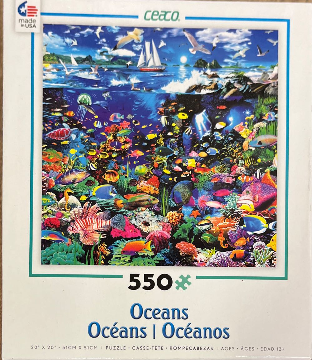 Oceans - Ceaco puzzle collectible [Barcode 021081230186] - Main Image 2