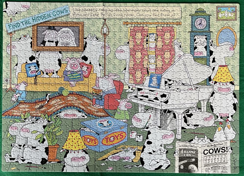 Hidden Cows - Sandra Boynton puzzle collectible - Main Image 2