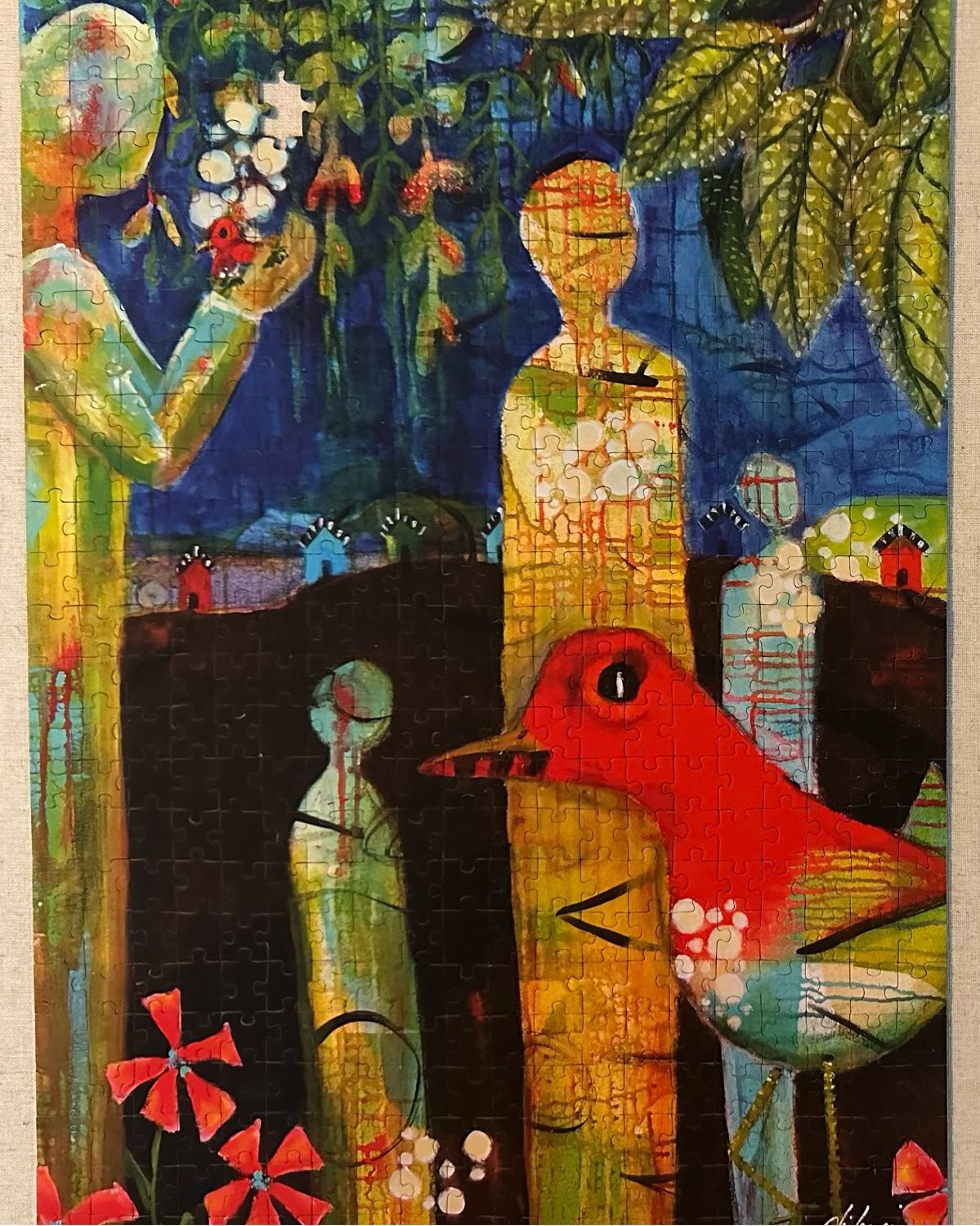 Cobble Hill 500 Piece Puzzle Quiet Time Sample Poster Included