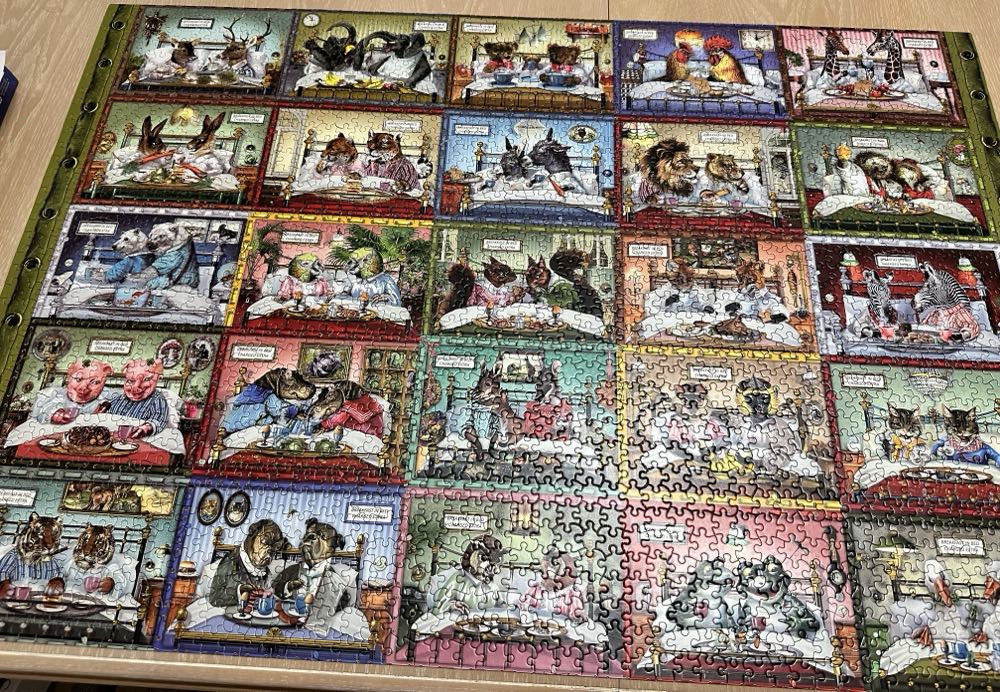 Breakfast in Bed - Ceaco puzzle collectible [Barcode 021081350853] - Main Image 4