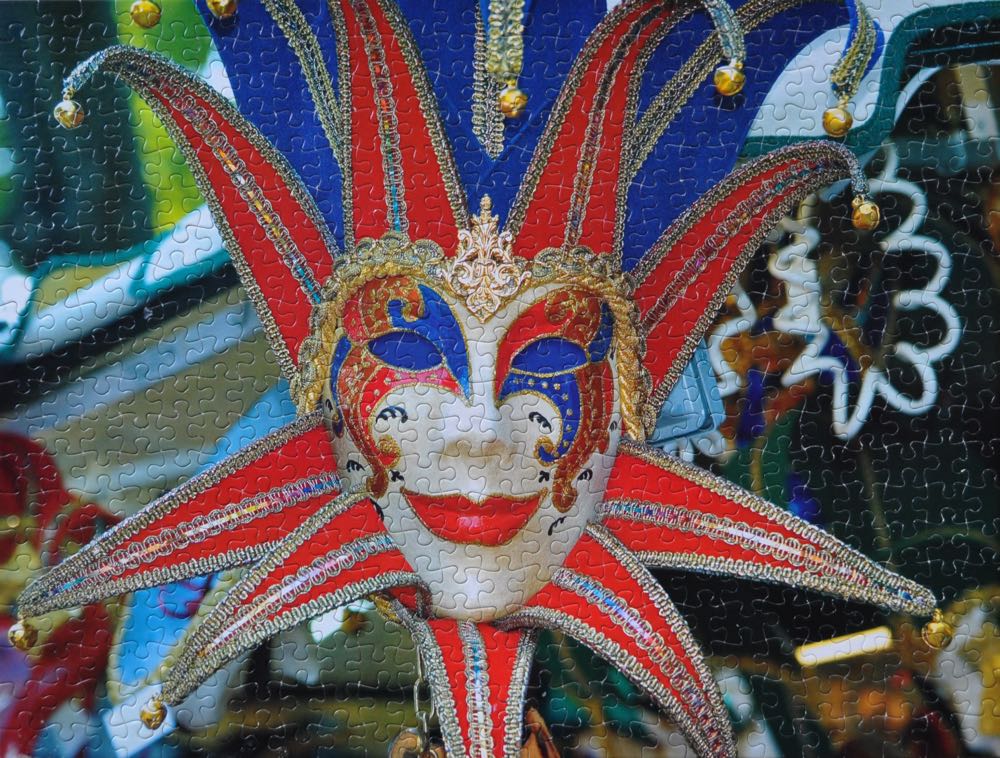 Venetian Masks - Sure-lox puzzle collectible [Barcode 686141422446] - Main Image 2