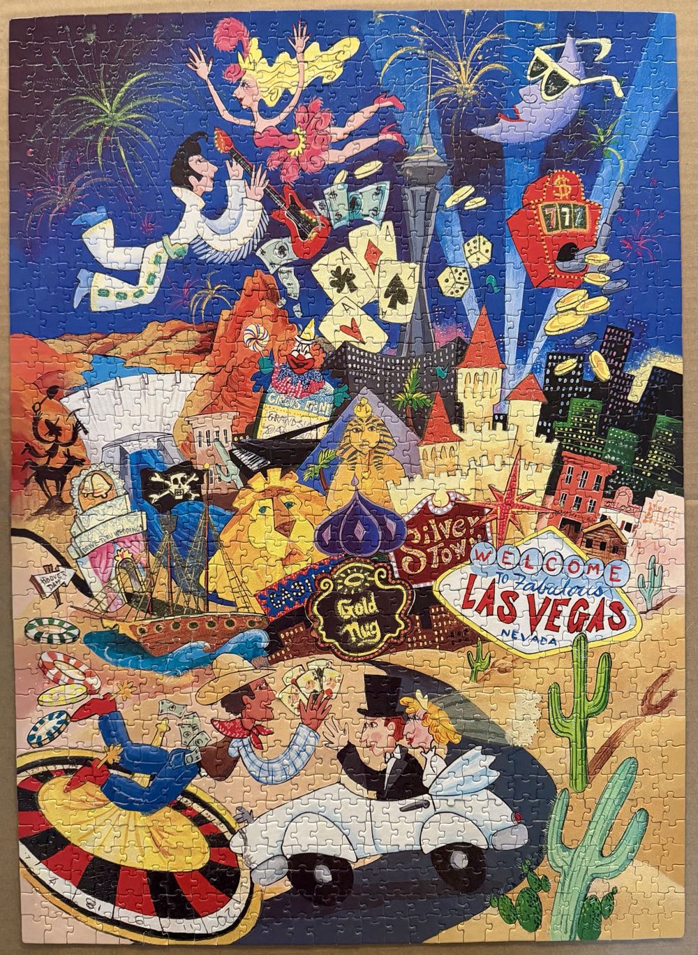 Love Las Vegas - Great American Factory Puzzle puzzle collectible [Barcode 010563086496] - Main Image 2