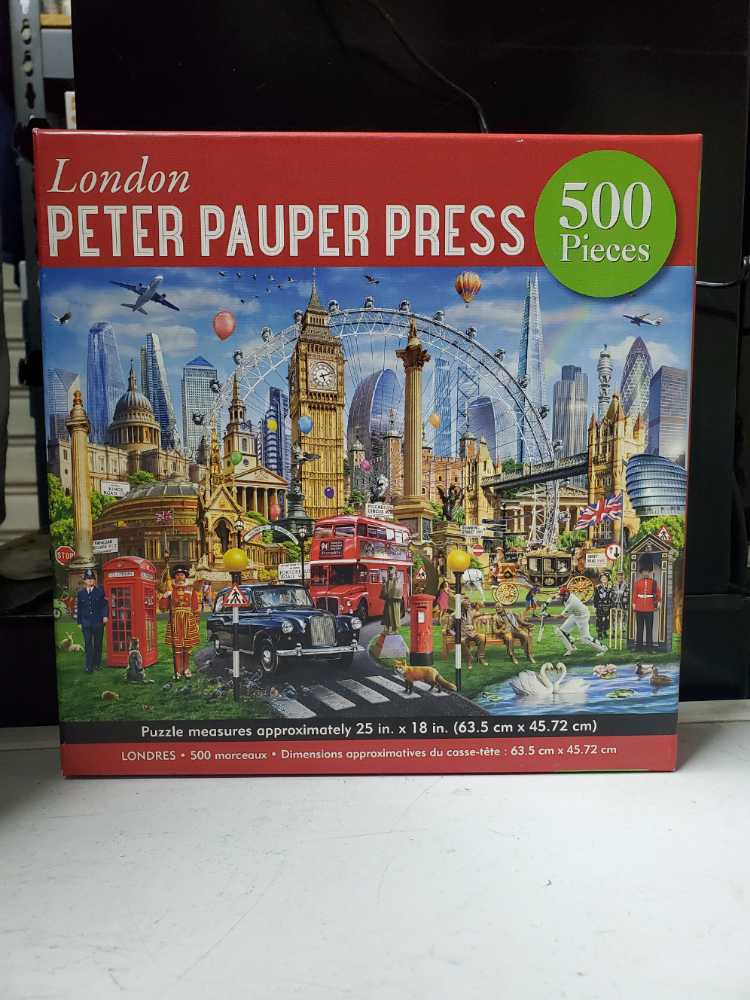 London  - Peter Pauper Press puzzle collectible [Barcode 9781441337528] - Main Image 2