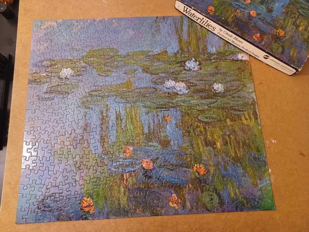 Waterlilies - Springbok puzzle collectible - Main Image 2