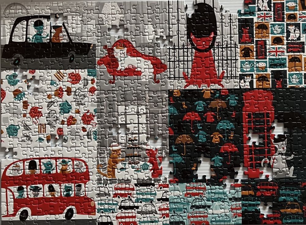 Cultured Cats (SOLD) - Ravensburger puzzle collectible [Barcode 4005556143870] - Main Image 4