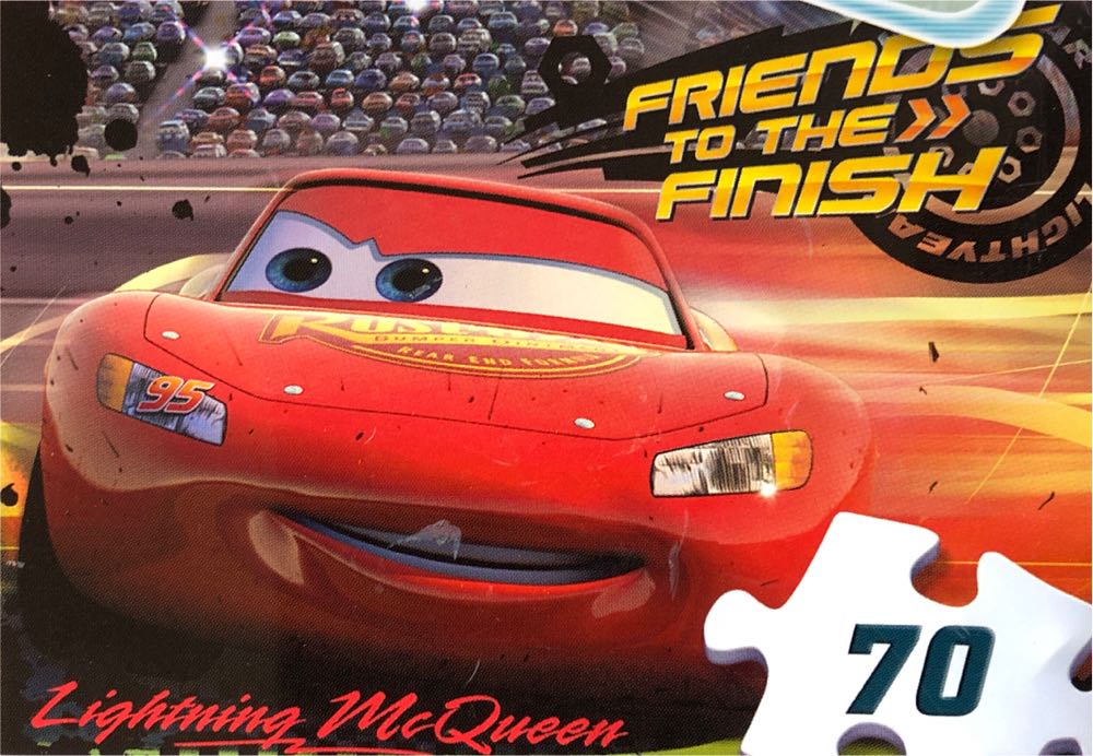 Cars Friends To The Finish🟦 - Jumbo puzzle collectible [Barcode 8710126138120] - Main Image 2