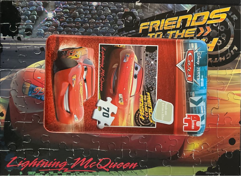 Cars Friends To The Finish🟦 - Jumbo puzzle collectible [Barcode 8710126138120] - Main Image 4
