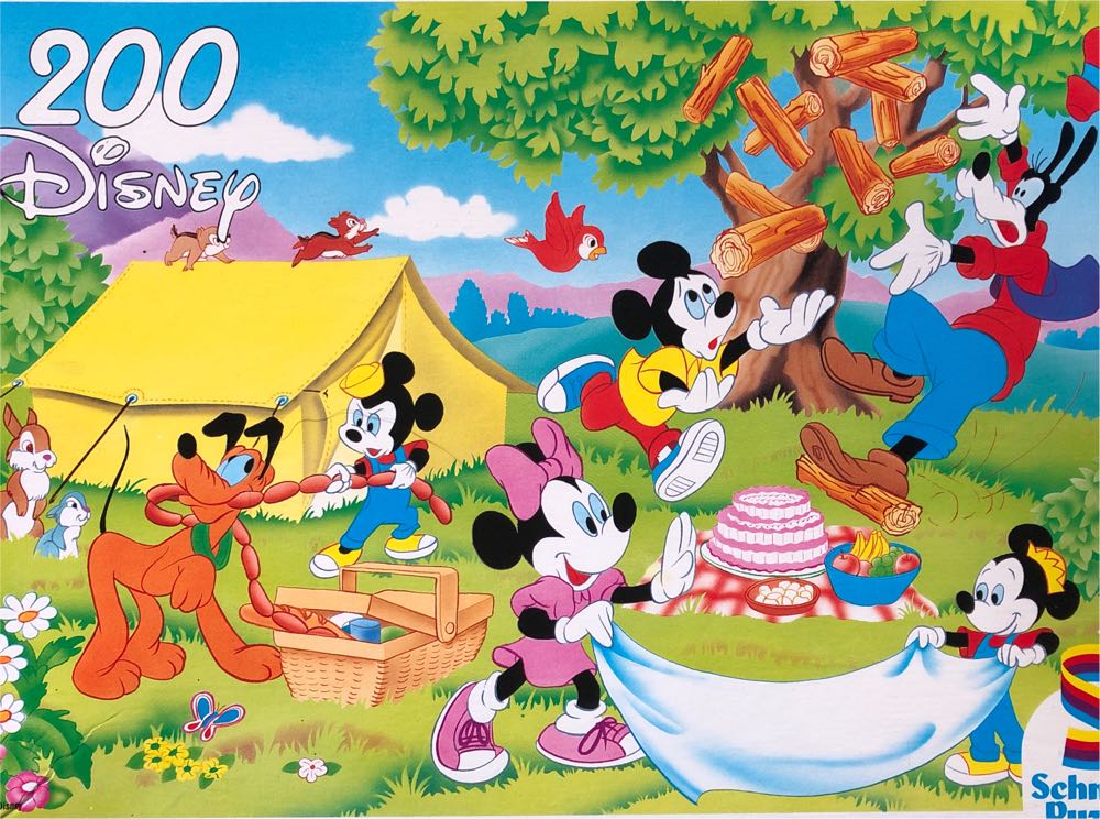 Camping Fun Mickey 🟦 - Schmidt Puzzle puzzle collectible [Barcode 4002998023241] - Main Image 2