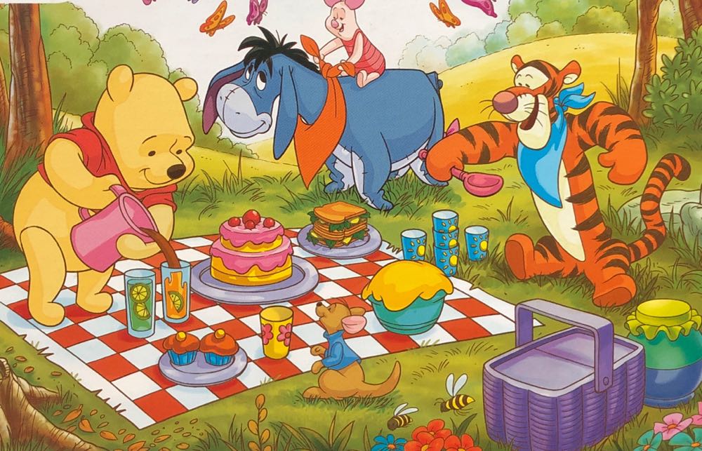 Winnie The Pooh Picknick 🟦 - Clementoni puzzle collectible [Barcode 8005125809356] - Main Image 2