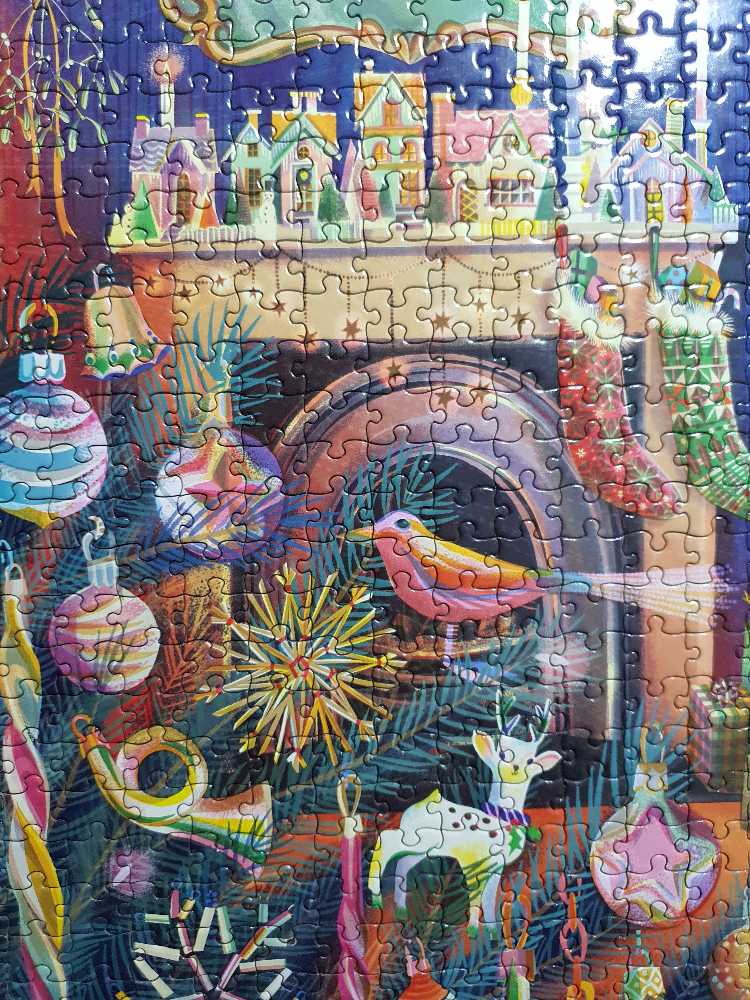 Holiday Ornaments - Eeboo puzzle collectible [Barcode 689196514982] - Main Image 3