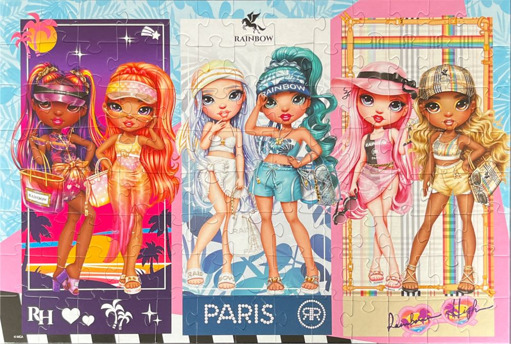 Rainbow High 🟦 - Trefl puzzle collectible [Barcode 5900511164442] - Main Image 3