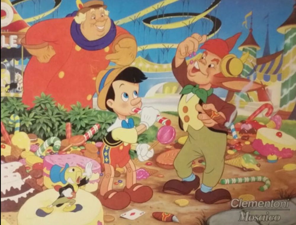 Pinocchio Mosaico 🟦 - Clementoni puzzle collectible [Barcode 8005125280001] - Main Image 2