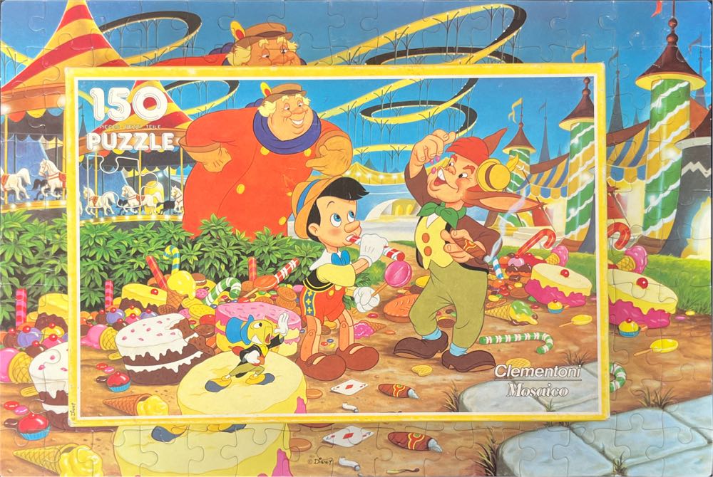 Pinocchio Mosaico 🟦 - Clementoni puzzle collectible [Barcode 8005125280001] - Main Image 4