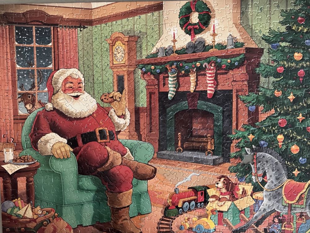Jolly Old St. Nick - Gibson puzzle collectible [Barcode 084172102052] - Main Image 2