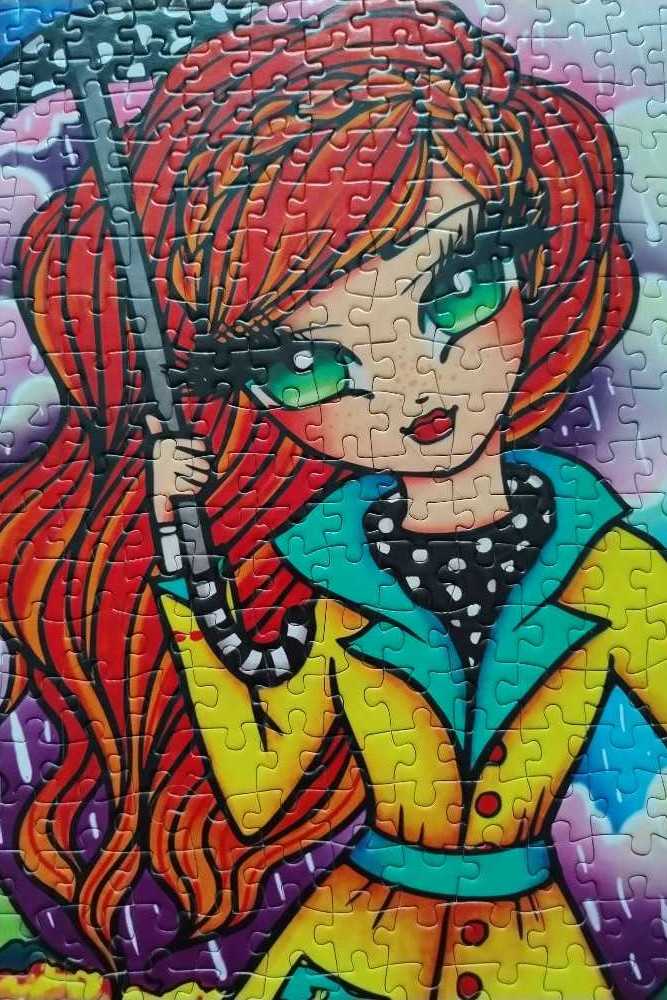 Rainy Day (Andrea) - JaCaRou puzzle collectible [Barcode 669168790521] - Main Image 3