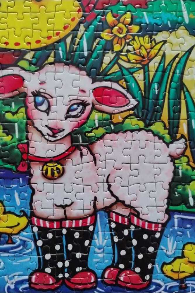 Rainy Day (Andrea) - JaCaRou puzzle collectible [Barcode 669168790521] - Main Image 4