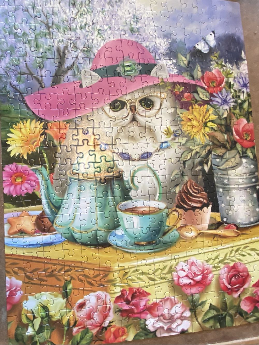 Sunsout Inc Afternoon Tea 300 Pc Jigsaw Puzzle By Artist: Tom Wood Finished Size 18” X 24” Mpn# 28966  puzzle collectible [Barcode 796780289666] - Main Image 2