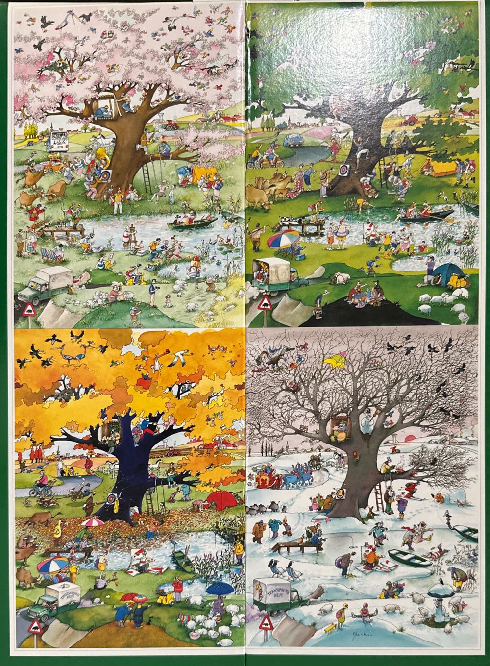 4 Seasons - HEYE puzzle collectible [Barcode 4001689293406] - Main Image 2
