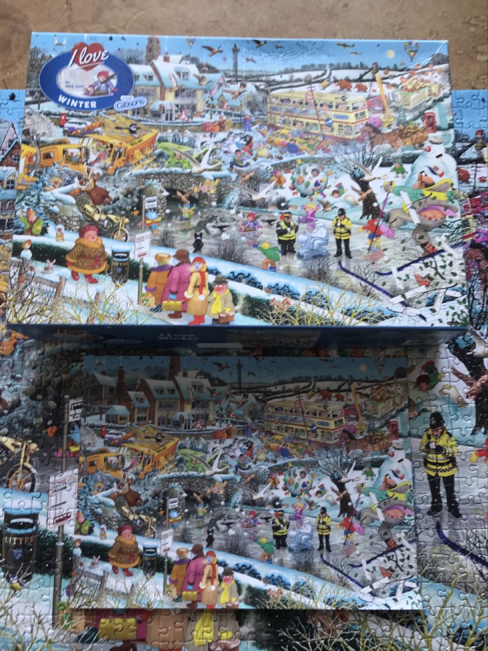 I ❤️ Winter - Gibsons 🇬🇧 puzzle collectible [Barcode 5012269070569] - Main Image 3