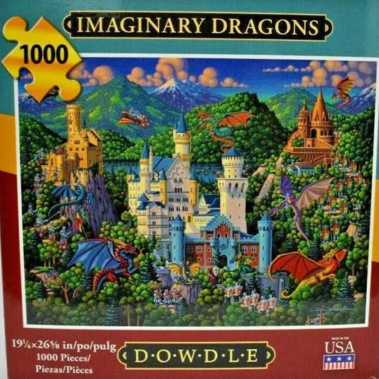 Imaginary Dragons - Dowdle By Buffalo puzzle collectible [Barcode 079346128112] - Main Image 2