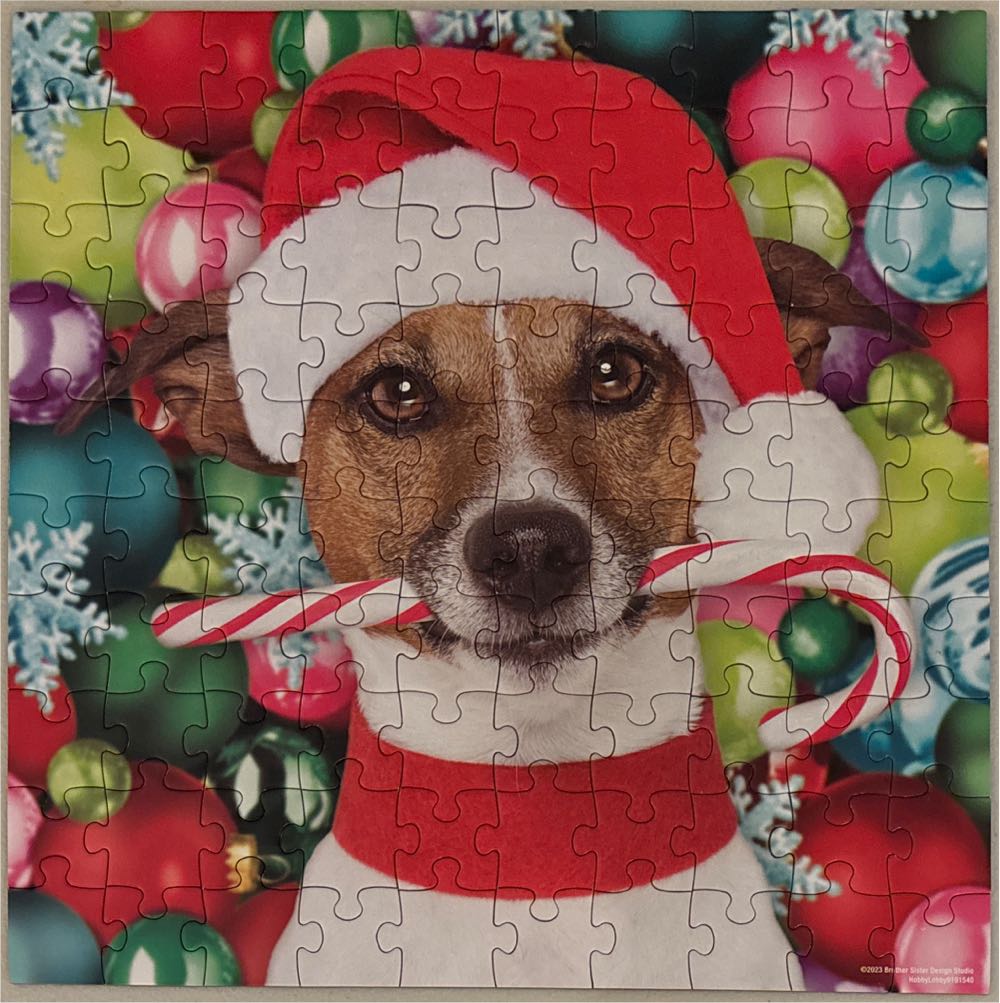 Candy Cane Dog - brother💚sister puzzle collectible [Barcode 5310701] - Main Image 2