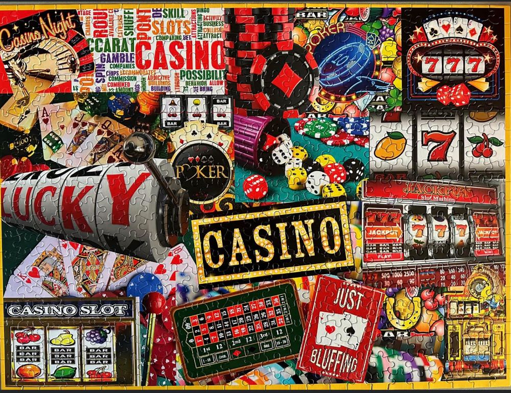 Traveling Puzzle Casino - White Mountain puzzle collectible - Main Image 2