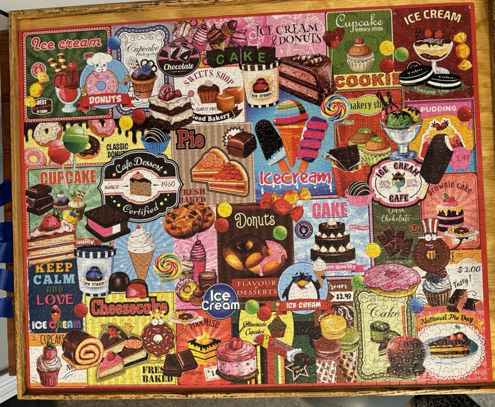 Sweet Treats-NIB - White Mountain Puzzles puzzle collectible - Main Image 2