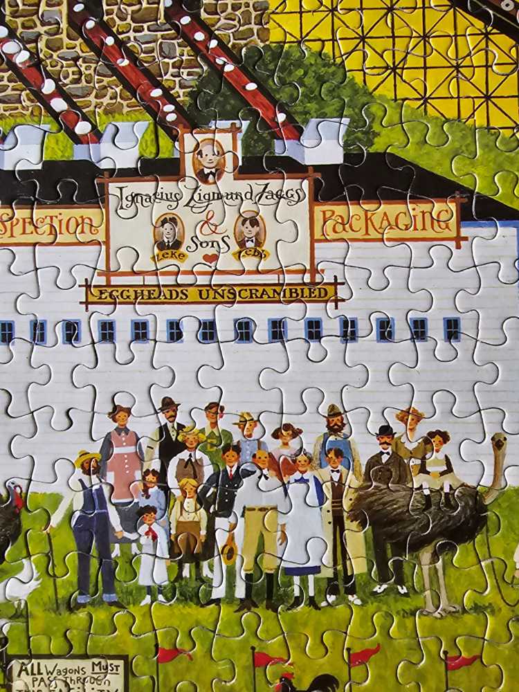 Sunnyside Up Frank ?? ✅ - Milton Bradley puzzle collectible [Barcode 032244046797] - Main Image 3