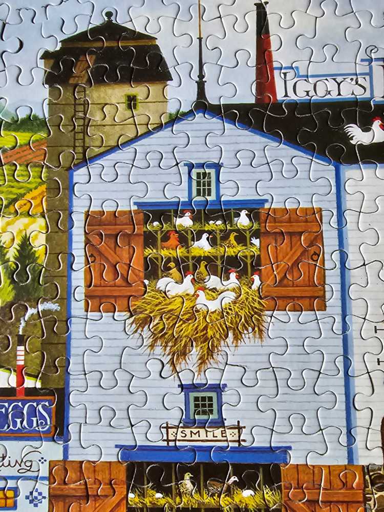 Sunnyside Up Frank ?? ✅ - Milton Bradley puzzle collectible [Barcode 032244046797] - Main Image 4