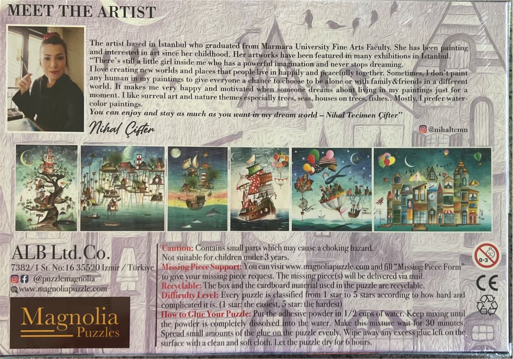 Houses I Read - Magnolia puzzle collectible [Barcode 8699375067866] - Main Image 2