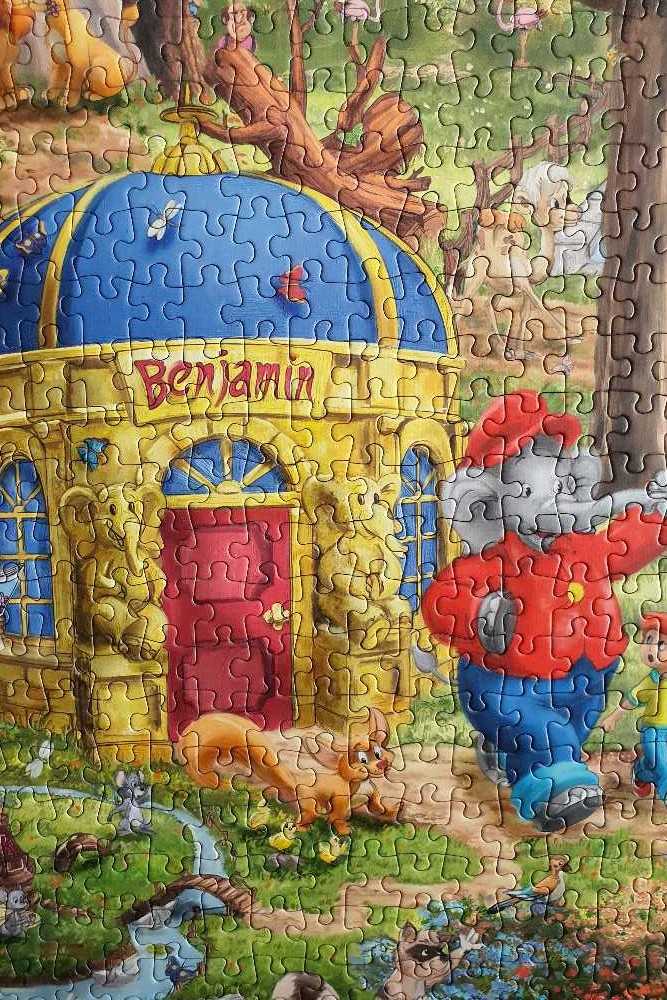 Benjamin Blümchen - A Day At The Neustädter Zoo - Schmidt puzzle collectible [Barcode 4001504584238] - Main Image 3