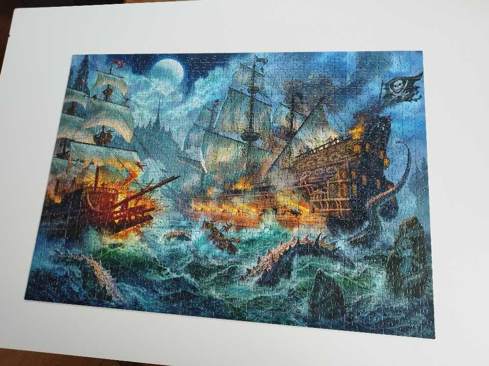 Pirates Battle - Clementoni 🇮🇹 puzzle collectible [Barcode 8005125397778] - Main Image 2