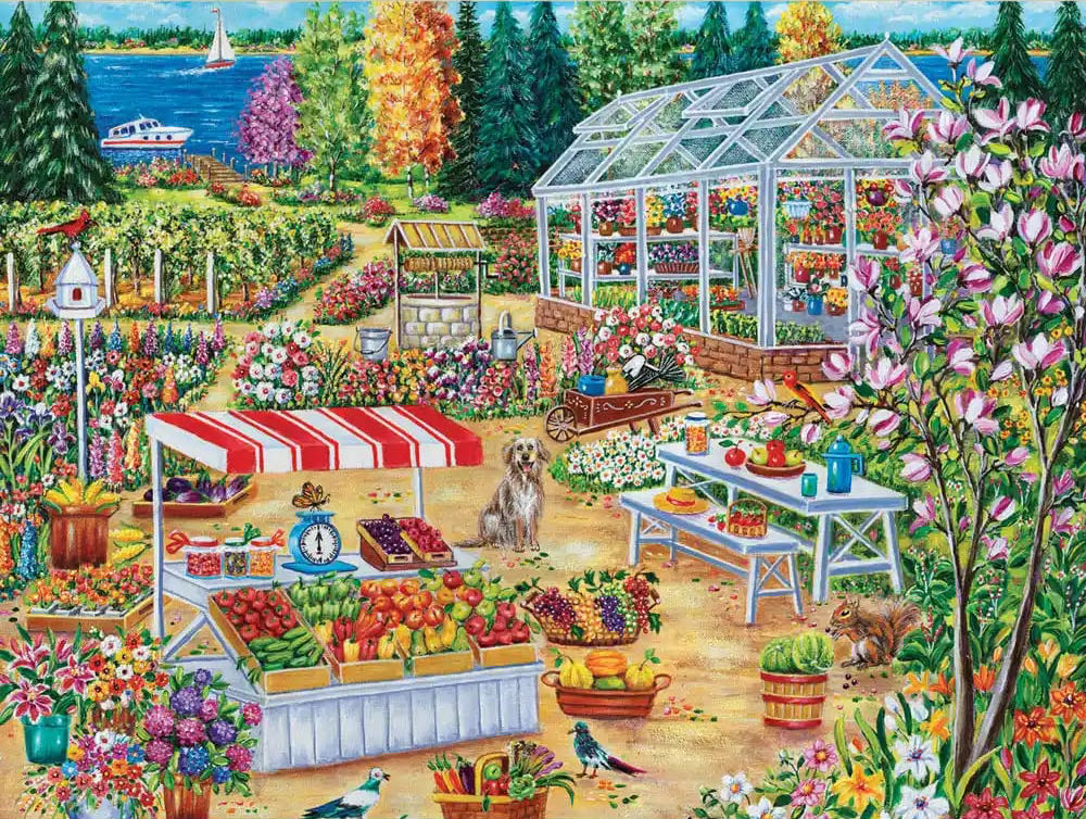 Garden center II (UV) 🧩 - Bits And Pieces puzzle collectible [Barcode 192949062772] - Main Image 2
