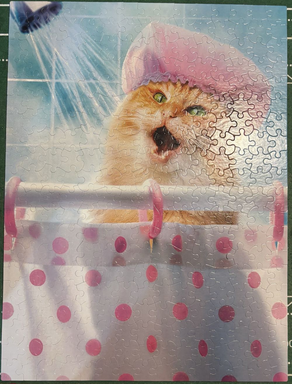 Shower Cat Avanti 300 Pieces Ceaco | Puzzle Warehouse - Ceaco puzzle collectible [Barcode 021081220705] - Main Image 2