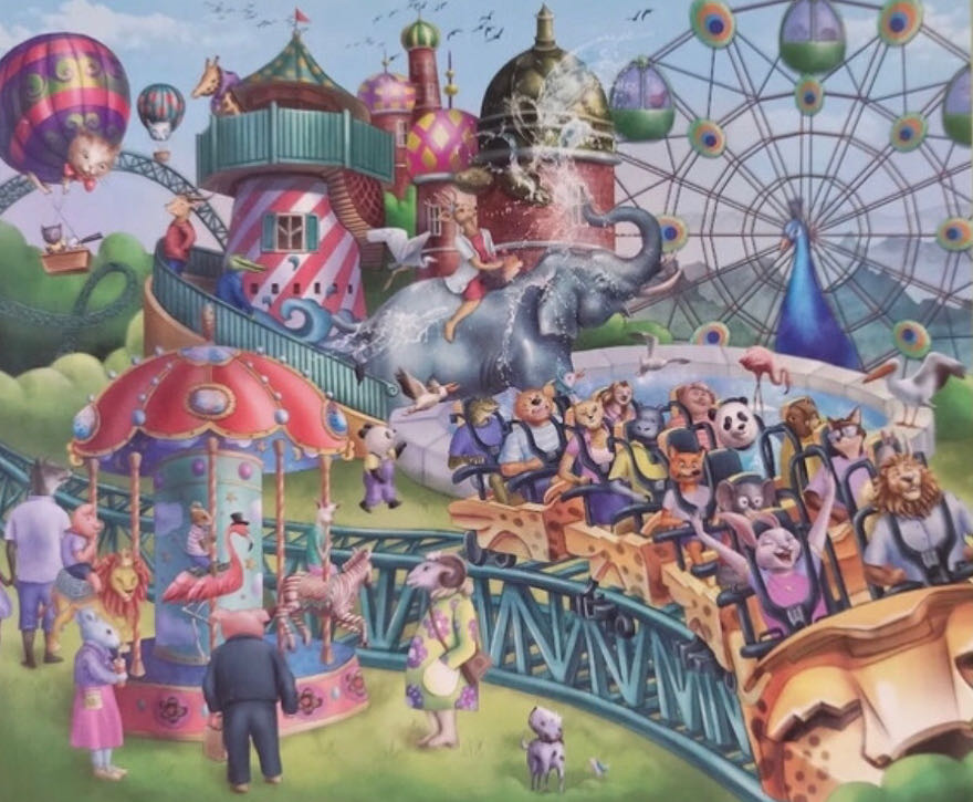 Lunapark Animals / Animal Paradise - Little One/ jigsaw Puzzle puzzle collectible - Main Image 2