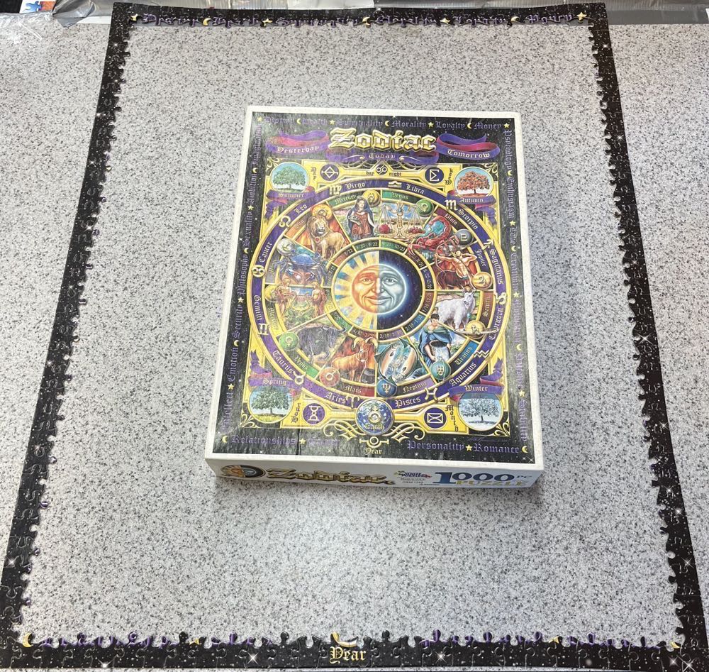 Zodiac-OTW - White Mountain Puzzles puzzle collectible [Barcode 724819250363] - Main Image 4