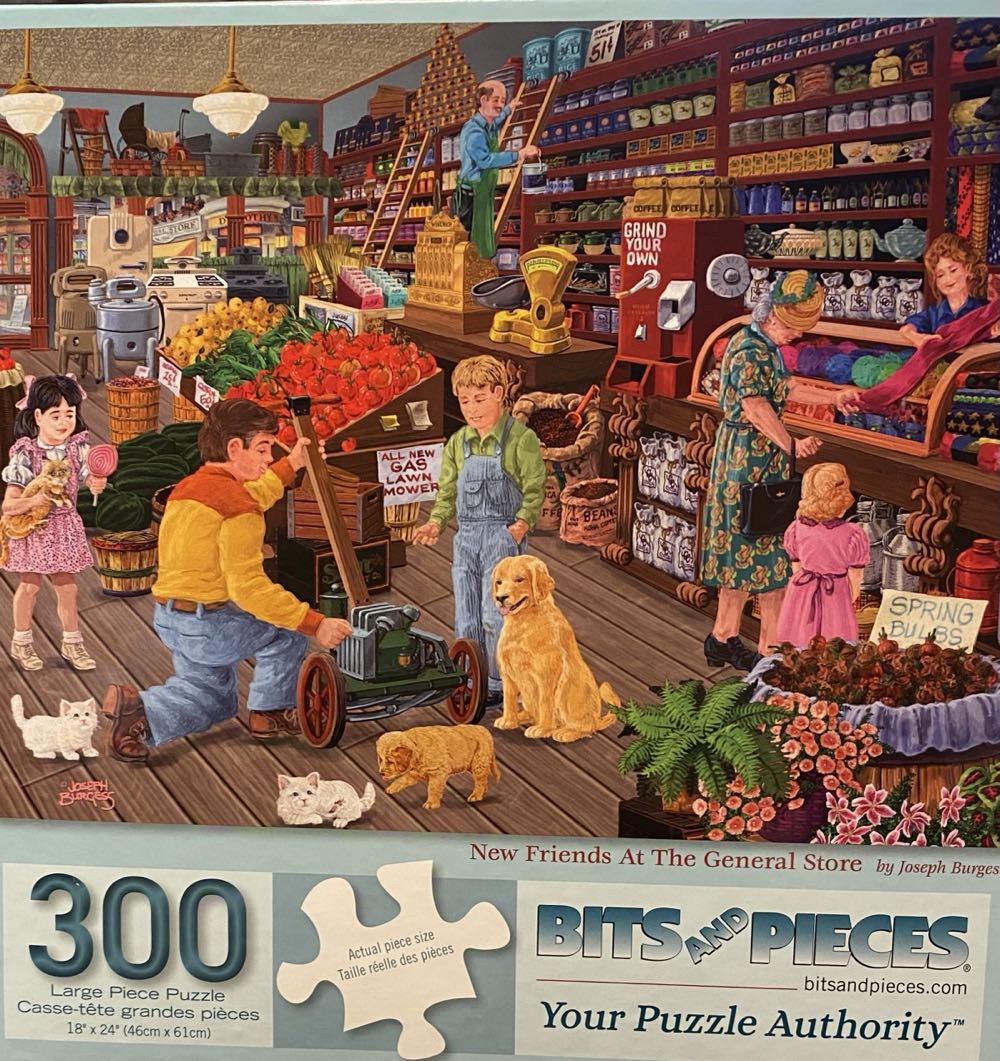 New Friends At The General Store - Bits And Pieces puzzle collectible [Barcode 192949059444] - Main Image 2