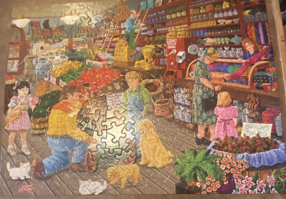 New Friends At The General Store - Bits And Pieces puzzle collectible [Barcode 192949059444] - Main Image 3