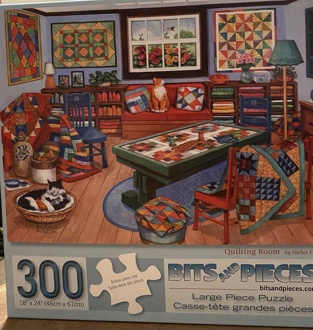 Quilting Room ❤️ - Bits And Pieces puzzle collectible [Barcode 192949010759] - Main Image 2