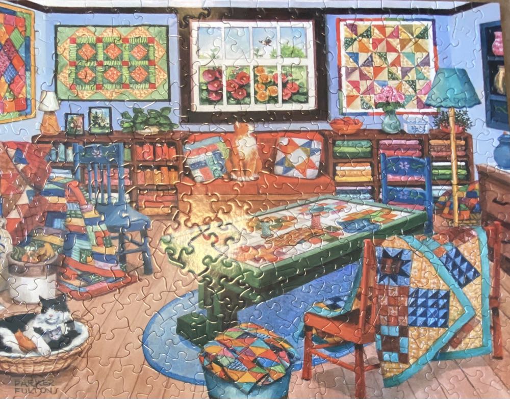 Quilting Room ❤️ - Bits And Pieces puzzle collectible [Barcode 192949010759] - Main Image 3