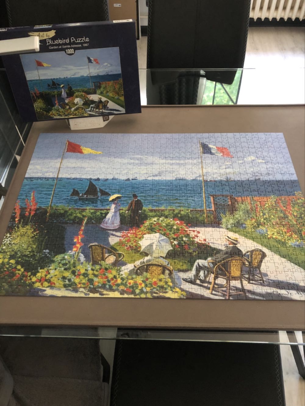 Garten In Sainte-Adresse - Bluebird Puzzle puzzle collectible [Barcode 3663384600425] - Main Image 2