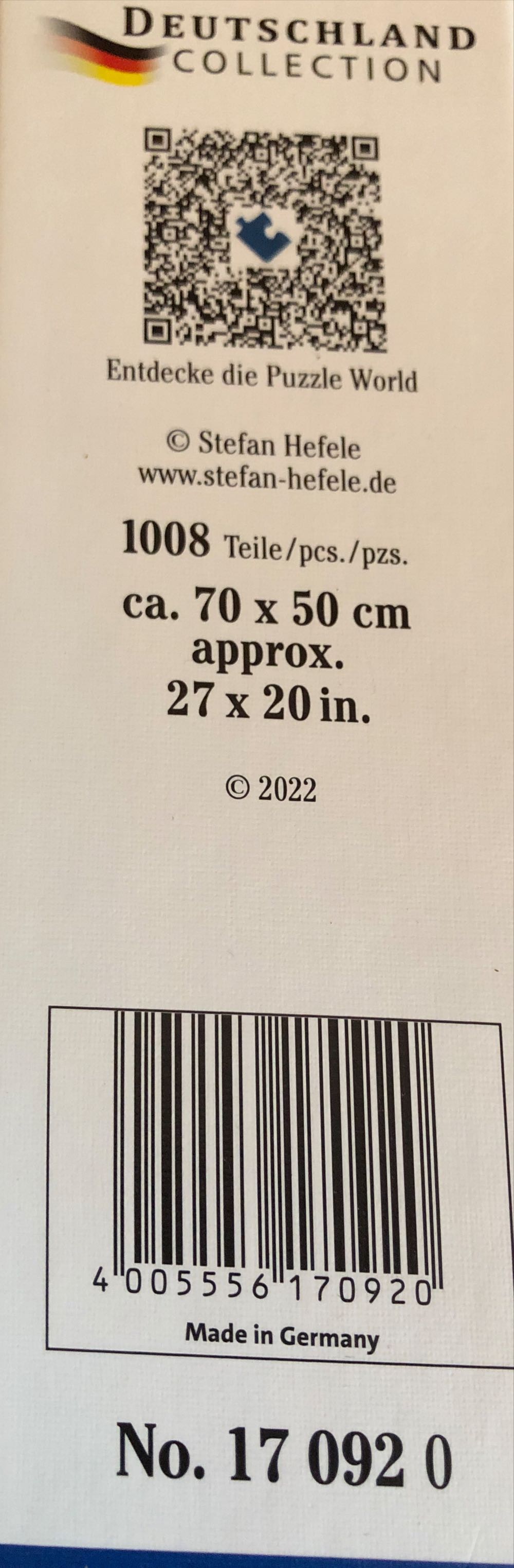 Ravensburger 17092 Hafenwelt Puzzle-romantic Harbour World By Ahrenshoop-germany Collection Pieces  puzzle collectible [Barcode 4005556170920] - Main Image 2