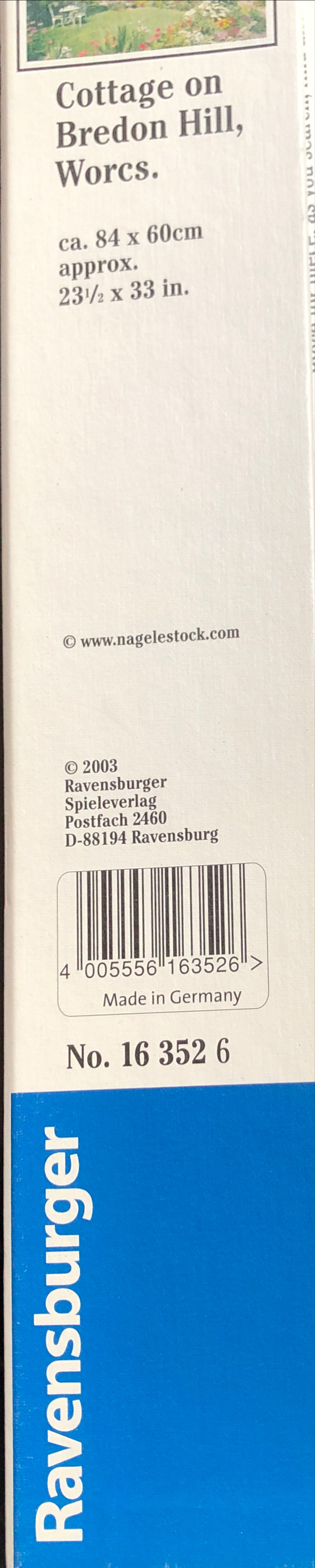 Ravensburger Cottage At Bredon Hill Stukjes On Hill Puzzel 1 500 Na Drendon  puzzle collectible [Barcode 4005556163526] - Main Image 2