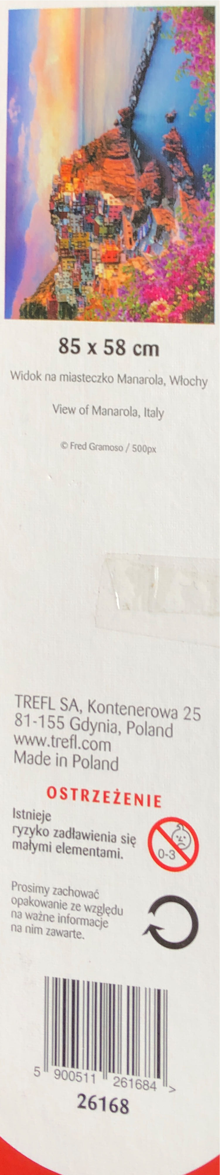 Puzzle Widok Na Miasteczko Manarola Trefl - Trefl puzzle collectible [Barcode 5900511261684] - Main Image 2