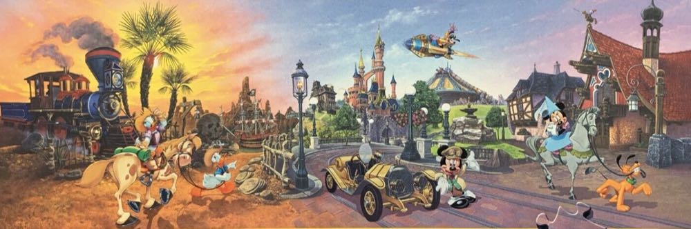 Disney. Panorama.Disneyland Paris - Clementoni puzzle collectible [Barcode 2075620040017] - Main Image 2
