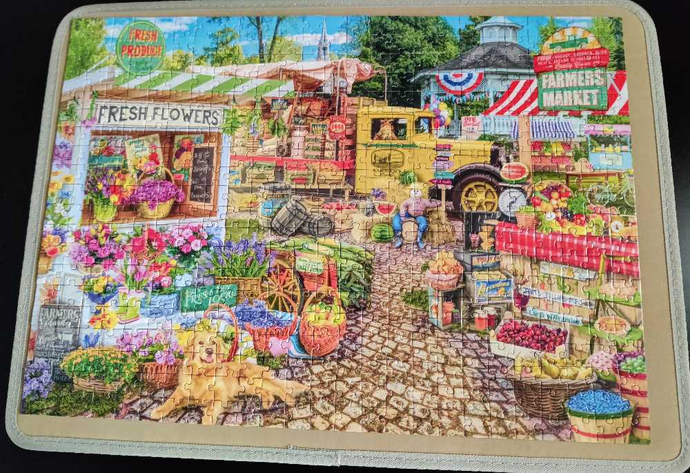 Farmers Market - Corner Piece puzzle collectible [Barcode 5052089347694] - Main Image 2